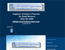 Tablet Screenshot of concernedassociates.com